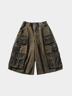 CampStick - Washed Solid Utility Cropped Pants
