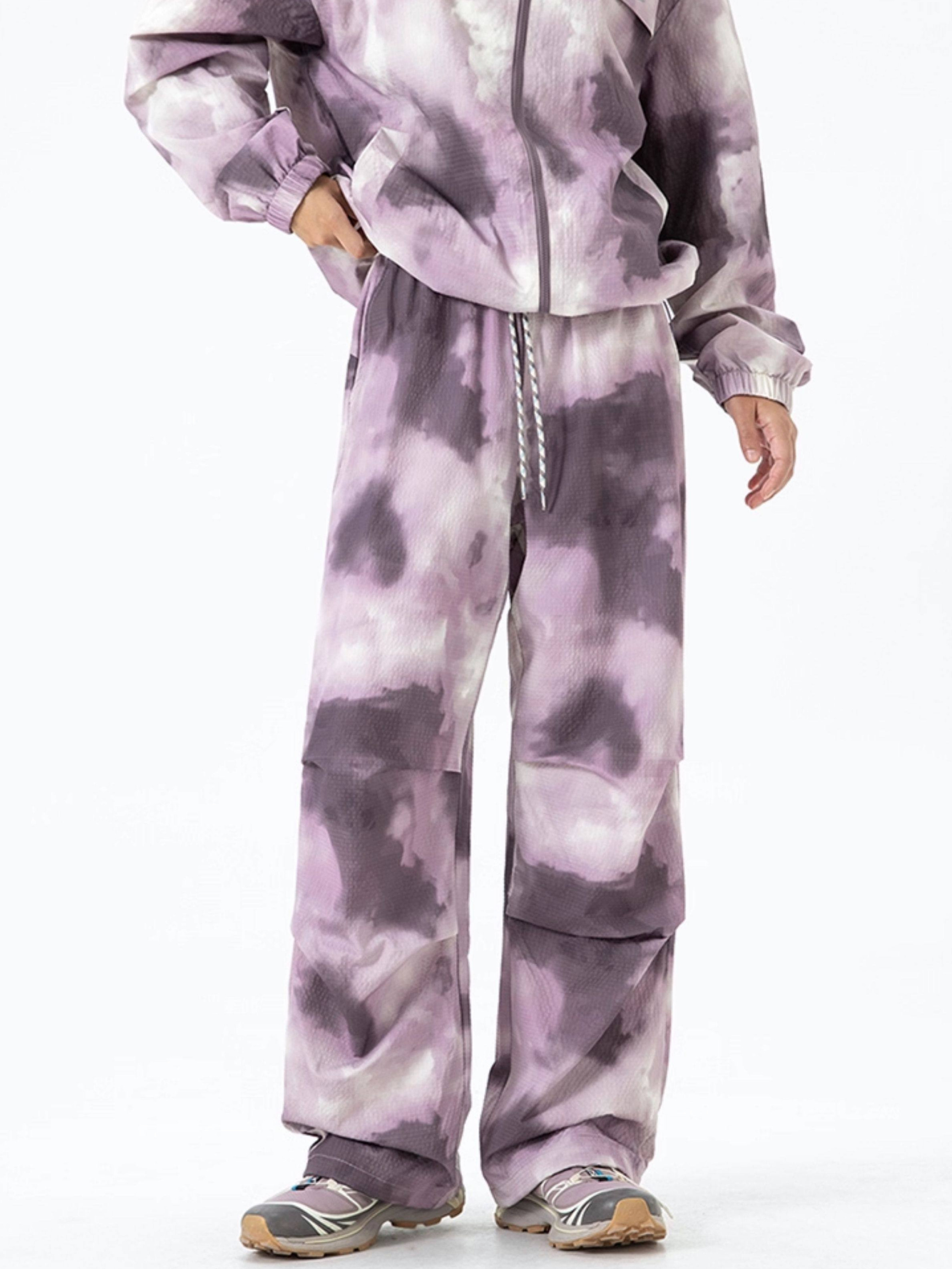 Crimp - Unisex Water-Repellent Tie-Dye Cargo Pants