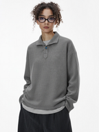 Shade - Unisex One-Piece Collar Long Sleeve Polo Shirt