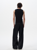Frostfall - Slim Fit Ribbed Sleeveless Tank Top