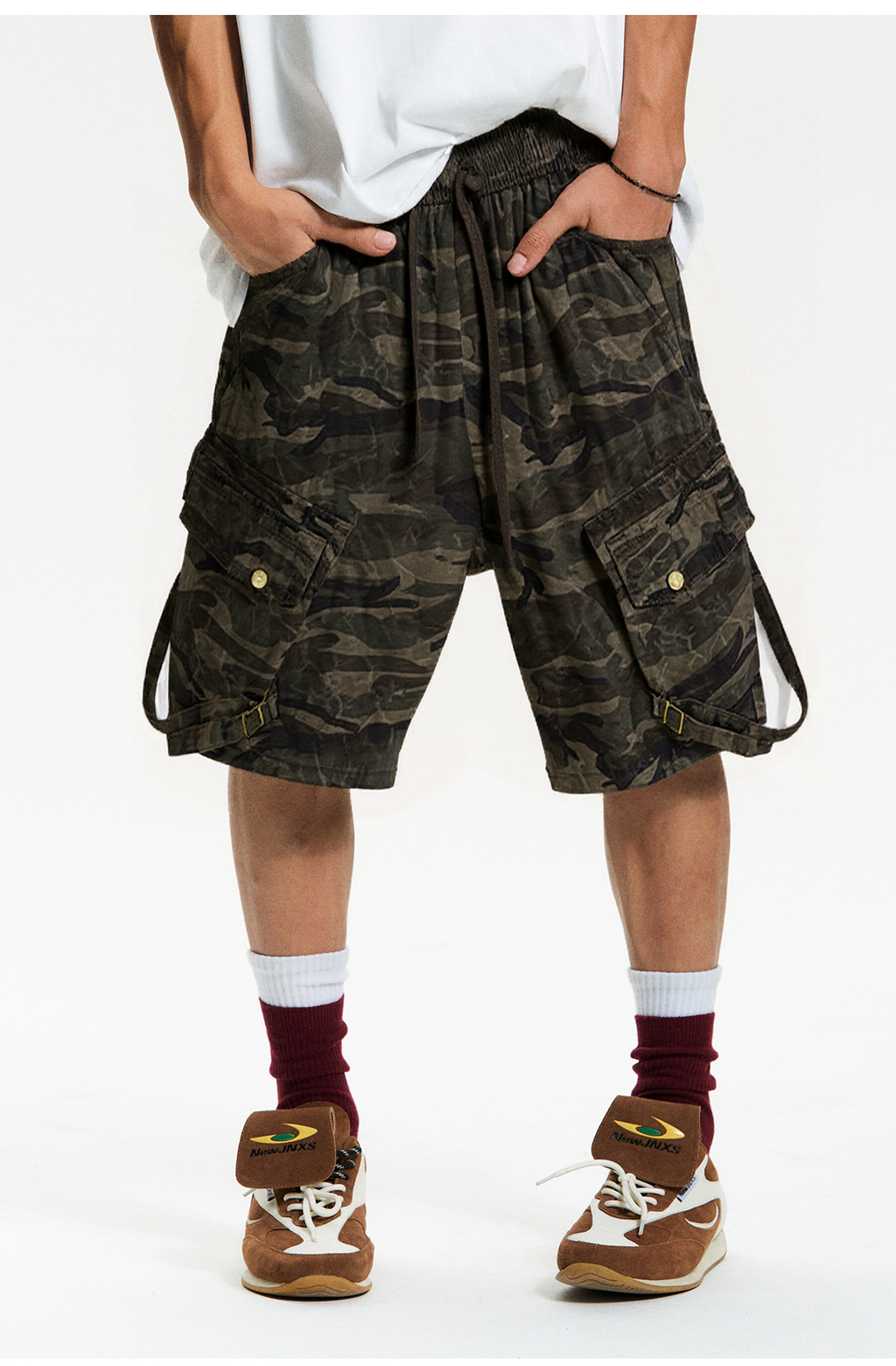 BasePack - Men's Camouflage Cargo Shorts