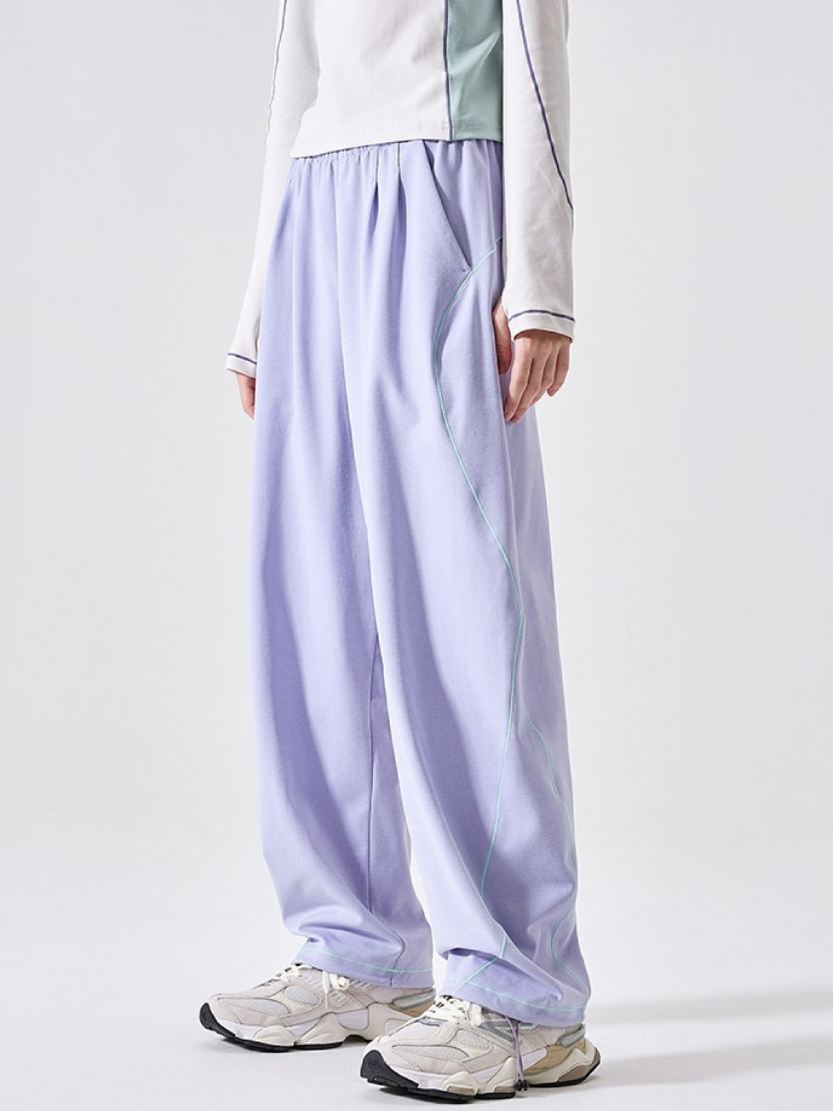 HawkDeck - Lightweight Knit Curved-Leg Paratrooper Pants