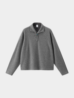 Shade - Unisex One-Piece Collar Long Sleeve Polo Shirt