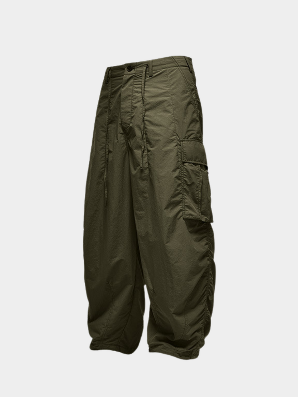 FireChair - Plaid Loose-Fit Utility Wide-Leg Pants