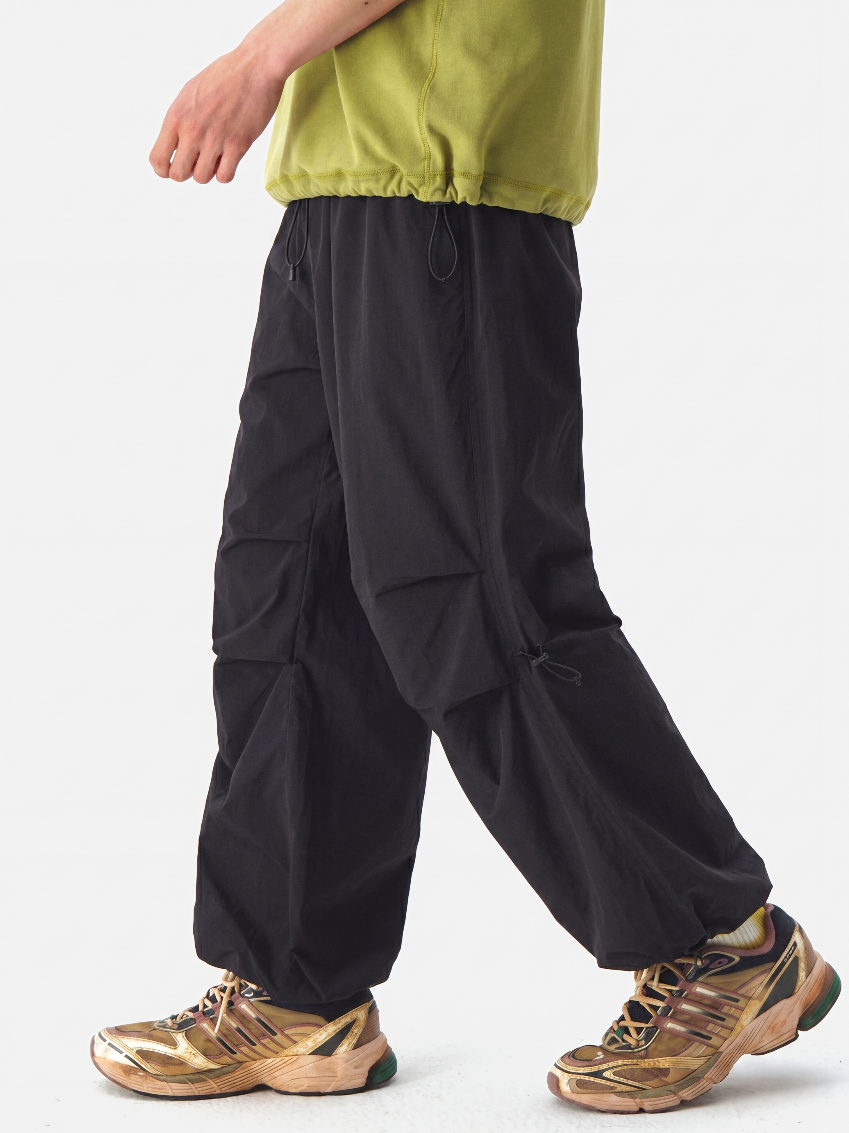 BaseGrill - Men's Quick-Dry Lightweight Parachute Pants