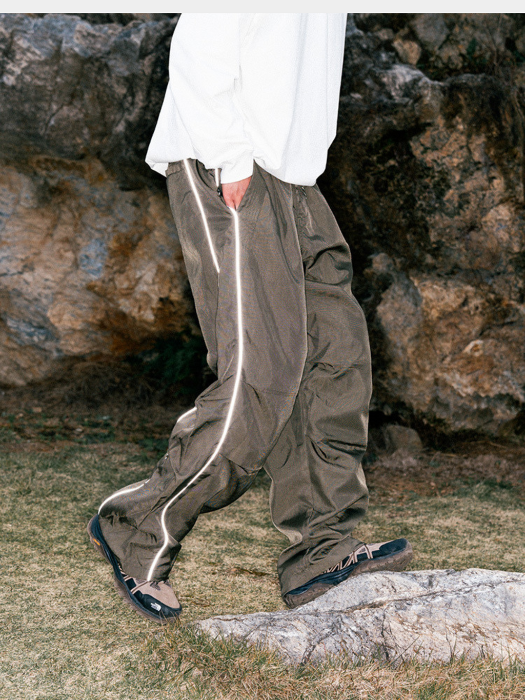 EagleBase - Unisex Quick-Dry Water-Repellent Reflective Cargo Pants