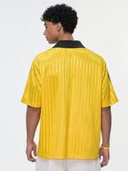 DashFit - Unisex Lightweight Striped V-Neck T-Shirt