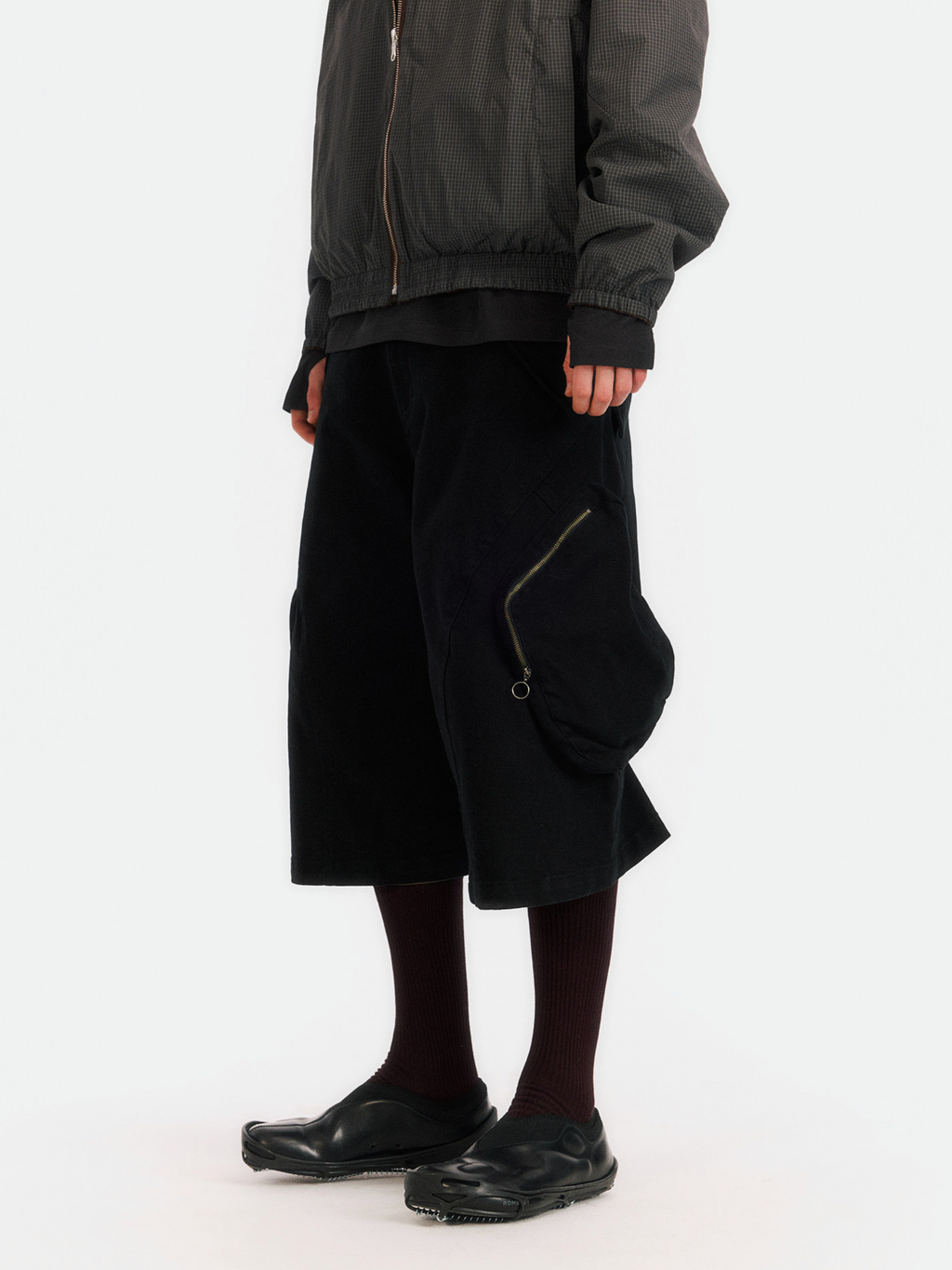 Overcast - Men's Adjustable Multi-Pocket Curved Cropped Pants