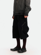Overcast - Men's Adjustable Multi-Pocket Curved Cropped Pants