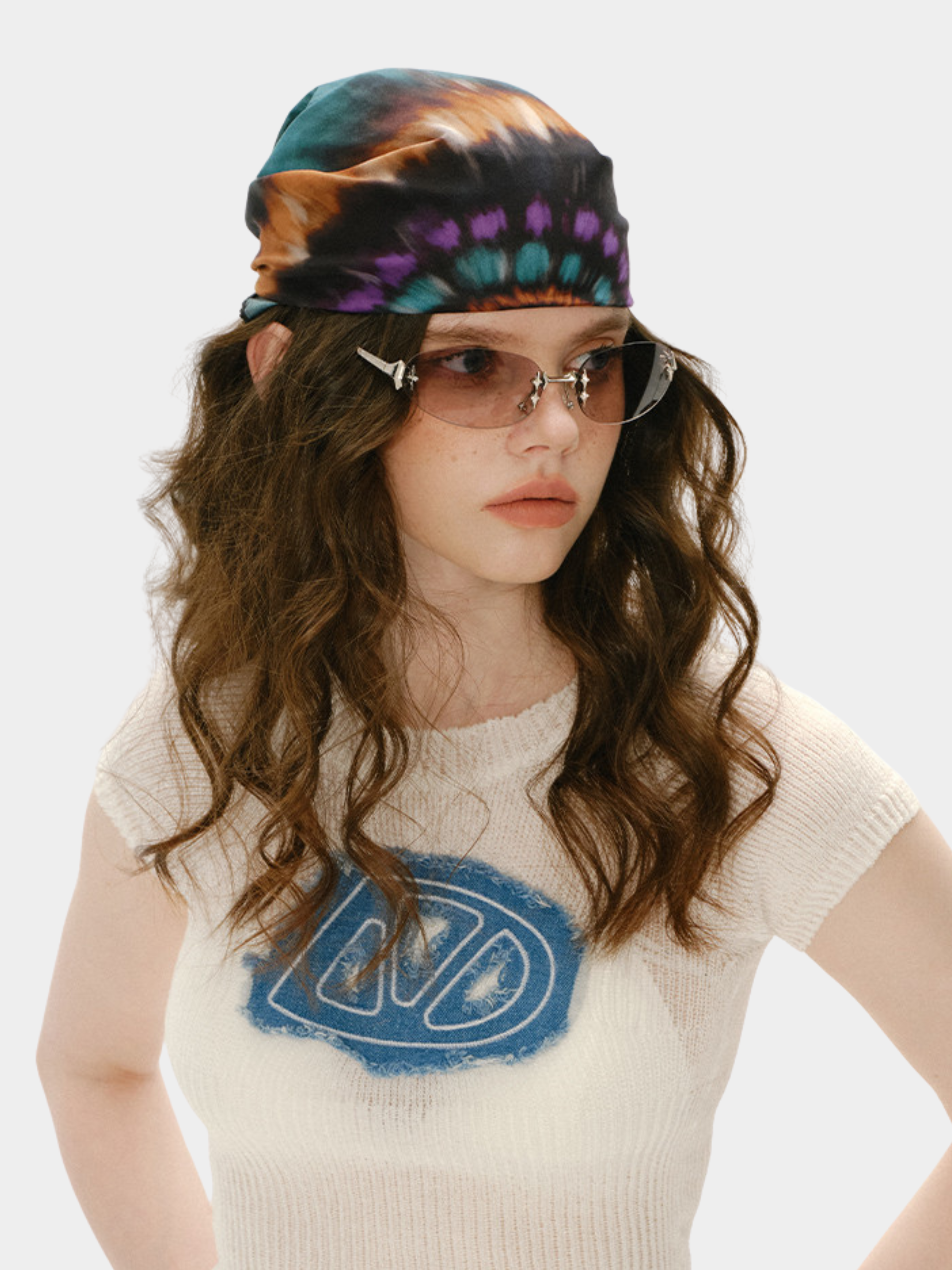 MistWrap - Breathable Tie-Dye Cotton Headscarf