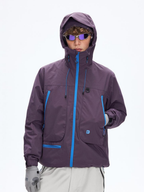 Emberpike - Color-Block Water-Repellent Adjustable Utility Jacket