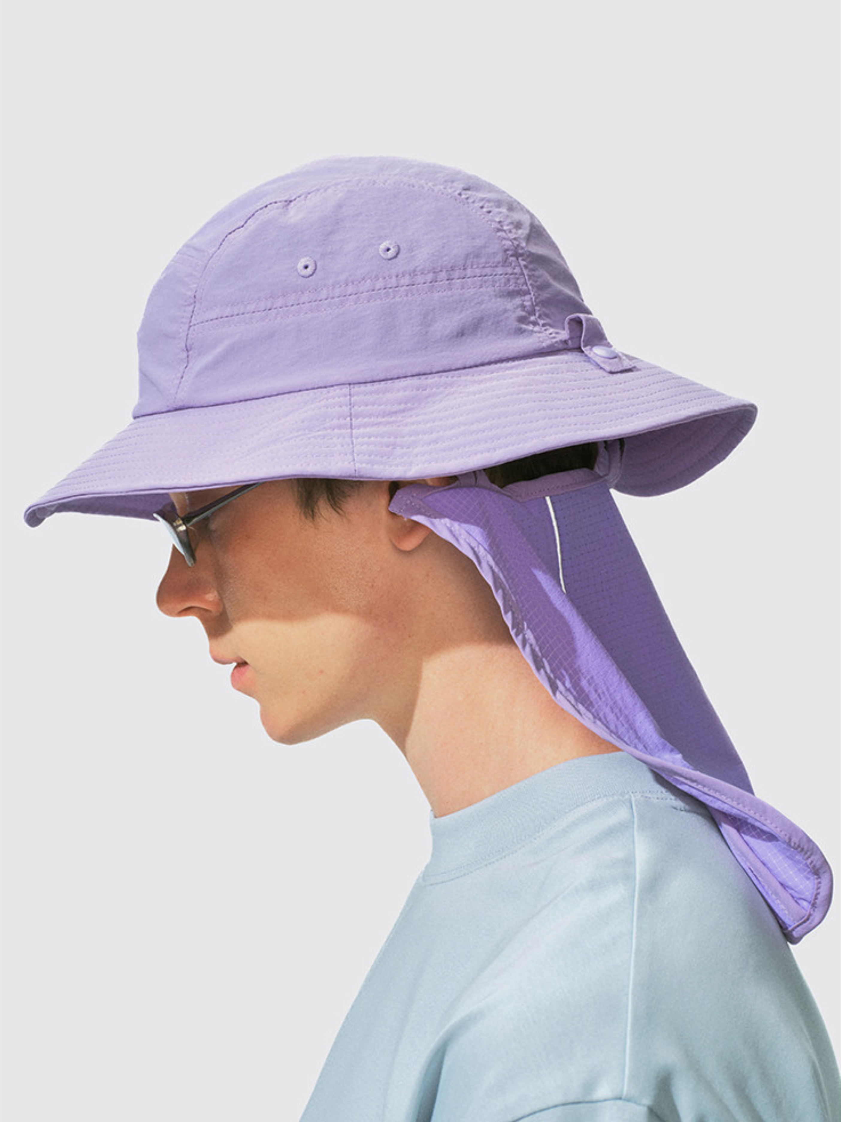 Driftclaw - UV Protection Detachable Neck Sun Flap Bucket Hat