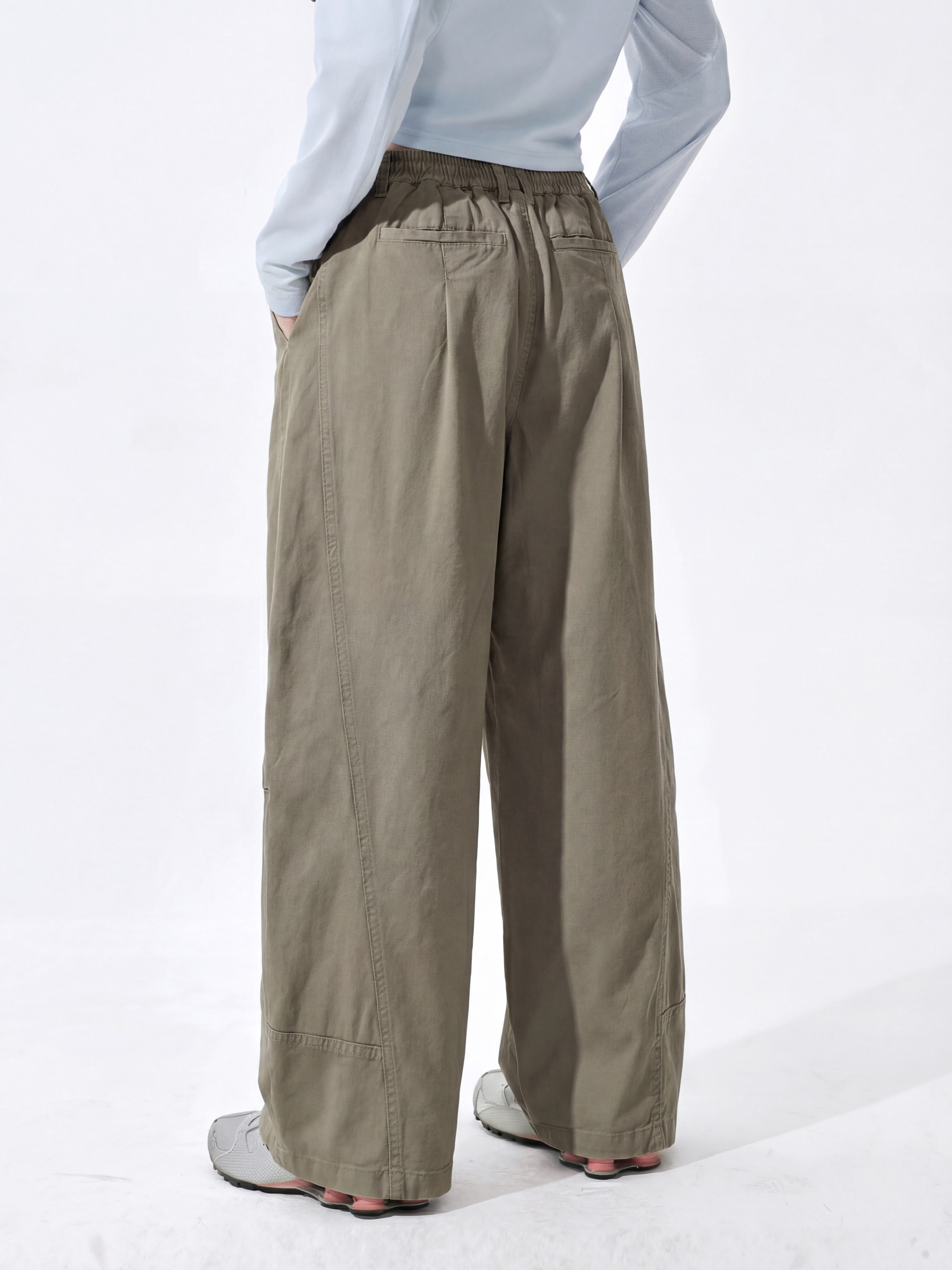 AlpineScope - Durable Cotton Curved Utility Cargo Pants
