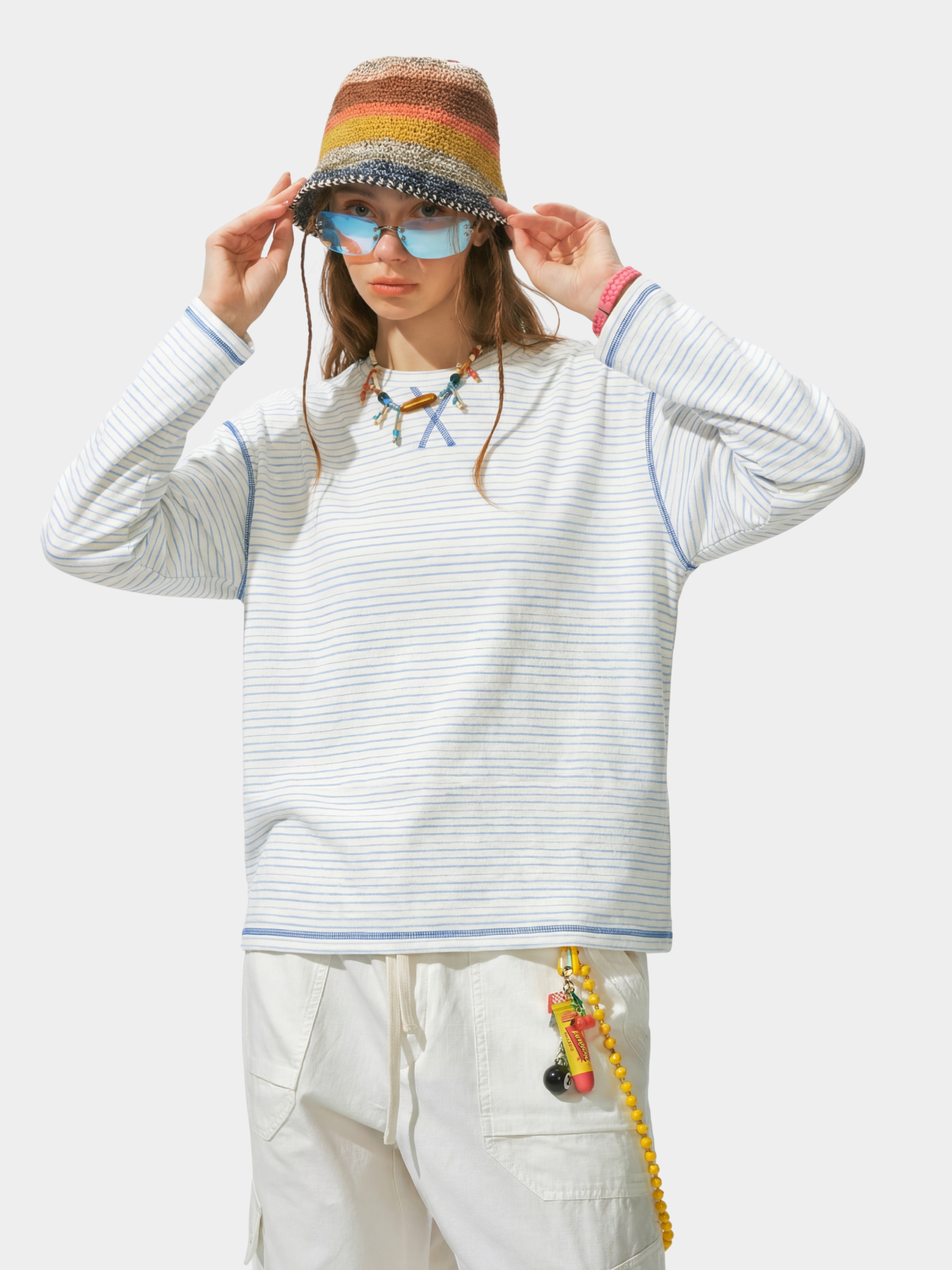 Cavescope - Unisex Relaxed Fit Crewneck Long-Sleeve