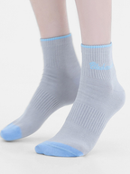 Flutter - Breathable Embroidered Cotton Ankle Socks