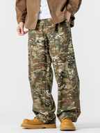 Windlore - Men's Loose-Fit Cotton Utility Cargo Pants
