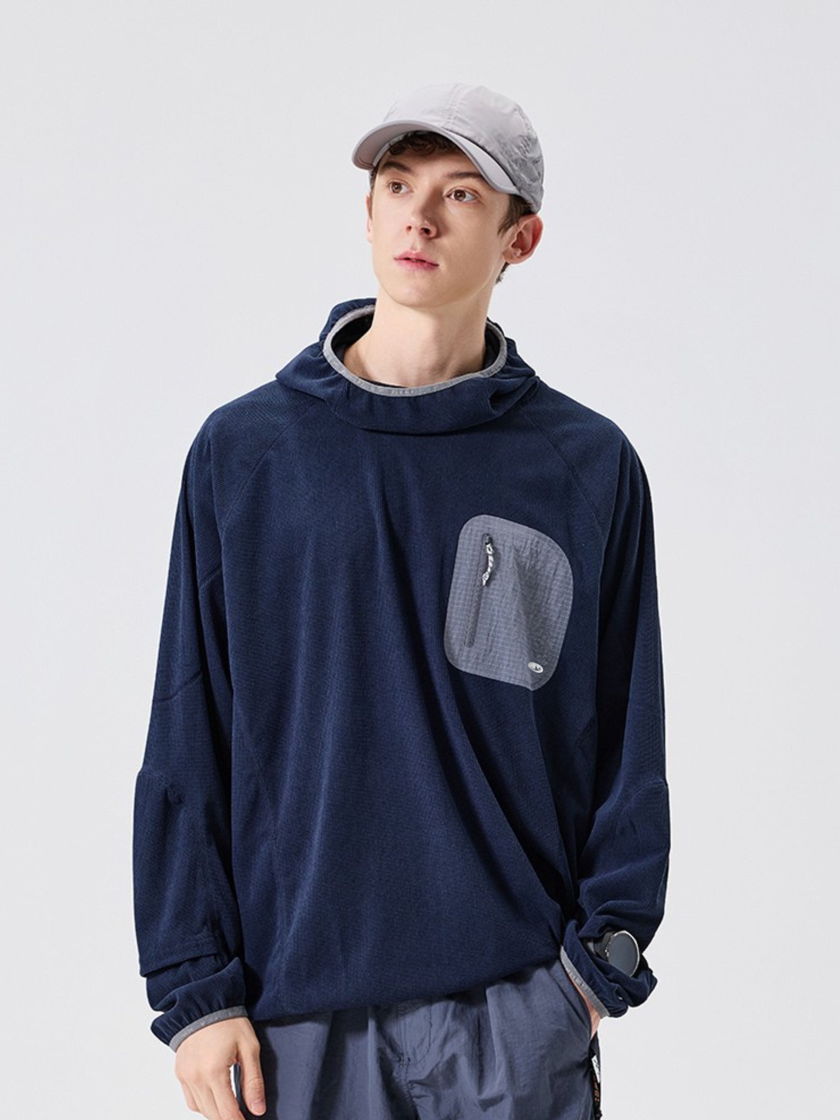 Crag - Moisture-Wicking High Neck Hoodie Base Layer