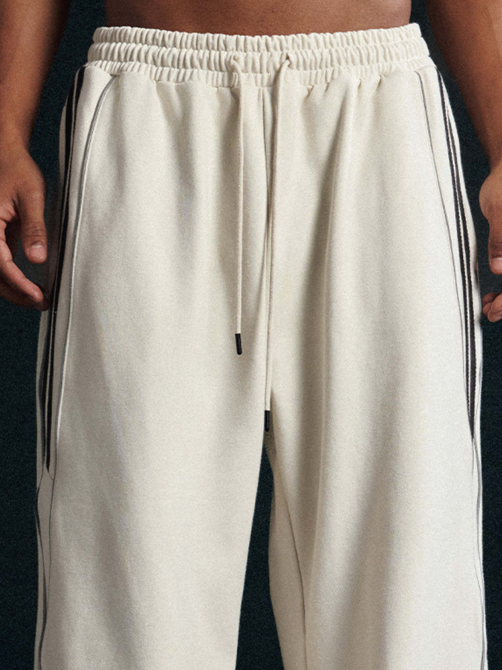 Thunderclaw - Unisex Reflective Stripe Straight-Leg Jogger Pants