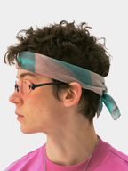 Ravencrest - Ramie-Cotton Abrasion-Resistant Patterned Headscarf