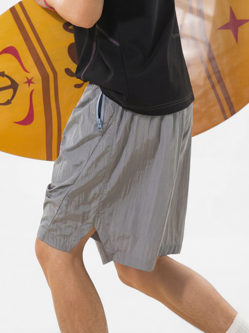 Grovefall - Men's Metallic Colorblock Water-Repellent Shorts
