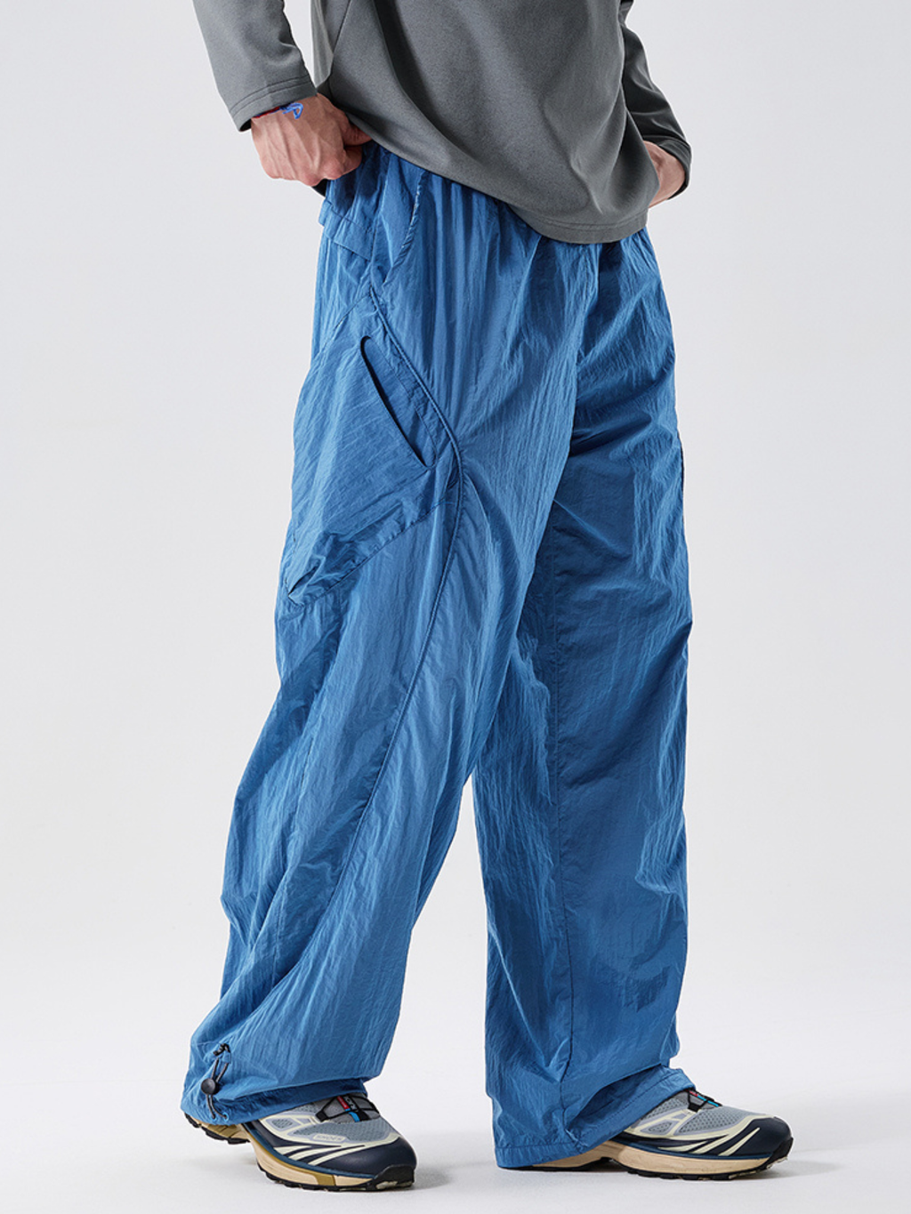 Moonpath - Unisex Metal Nylon 3-Proof Water-Repellent Hiking Pants