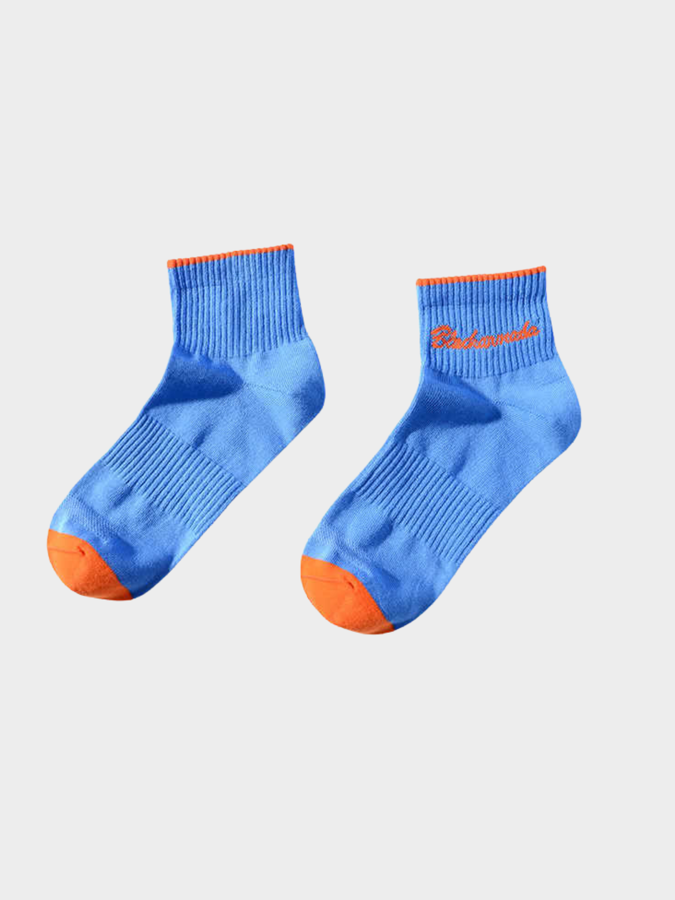 Flutter - Breathable Embroidered Cotton Ankle Socks