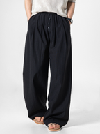 Forestfall - Men's Button-Detail Relaxed Straight-Leg Pants