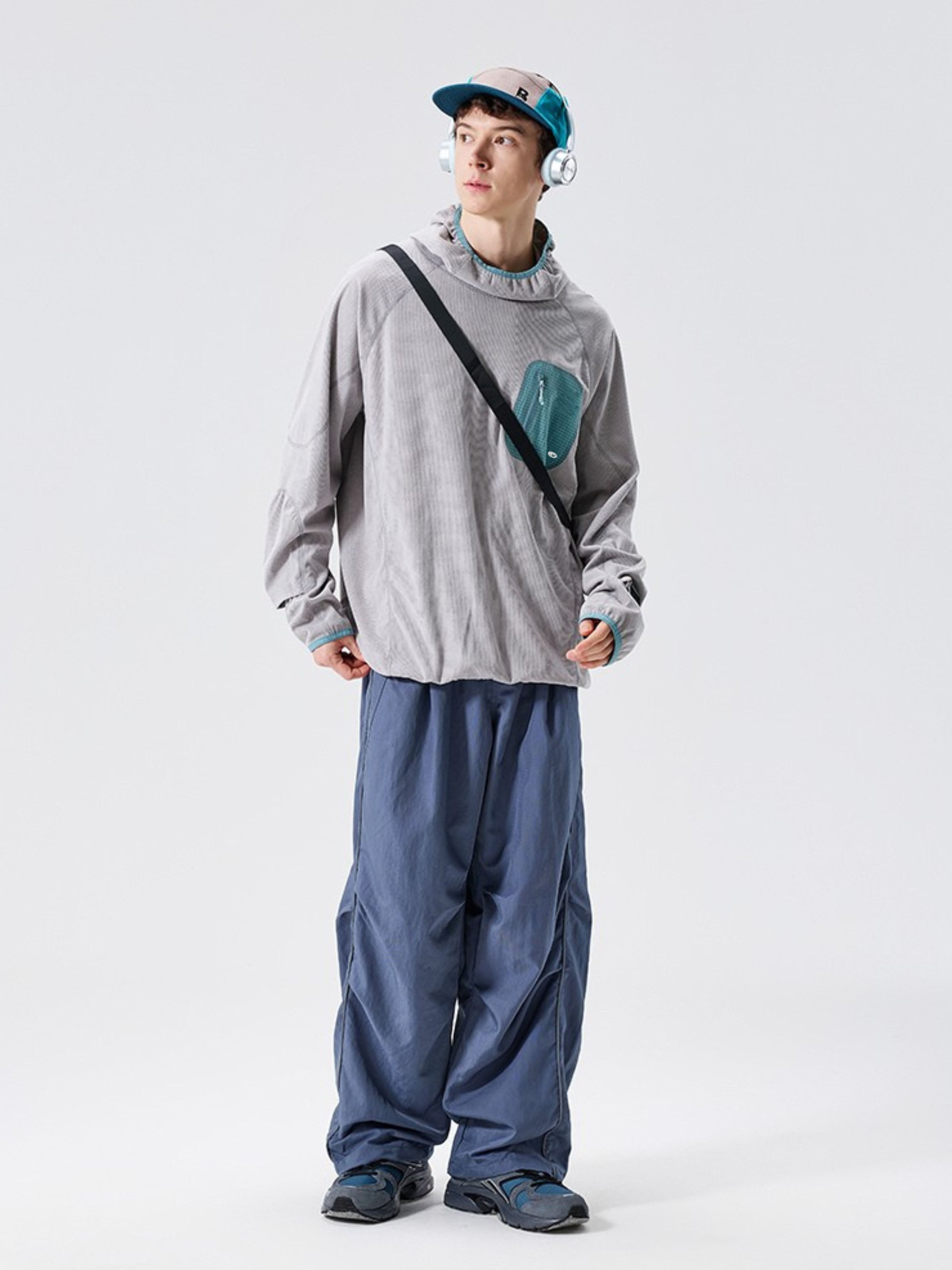 Crag - Moisture-Wicking High Neck Hoodie Base Layer