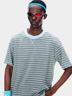 Deertrail - Unisex Heavyweight Contrast Stripe Oversized T-Shirt