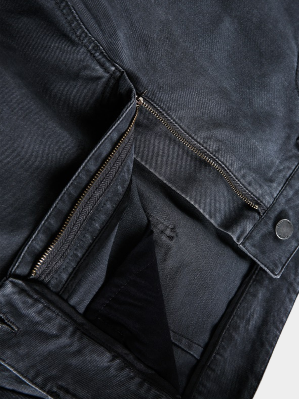 FlareMist - Men's Washed Side-Zip Wide-Leg Pants