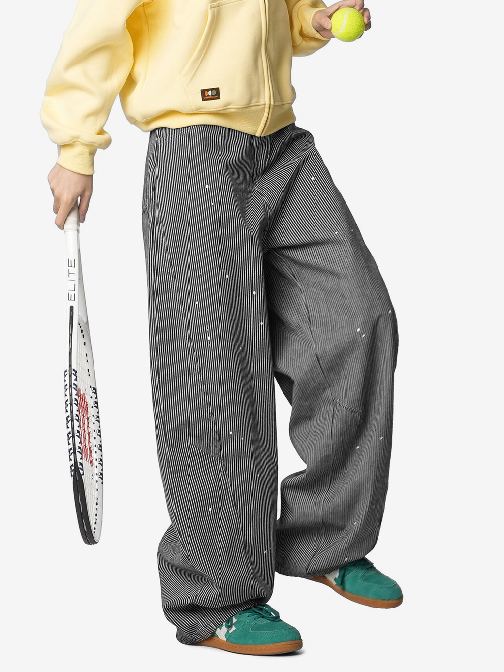 Highclimb - Striped Straight-Leg Pants