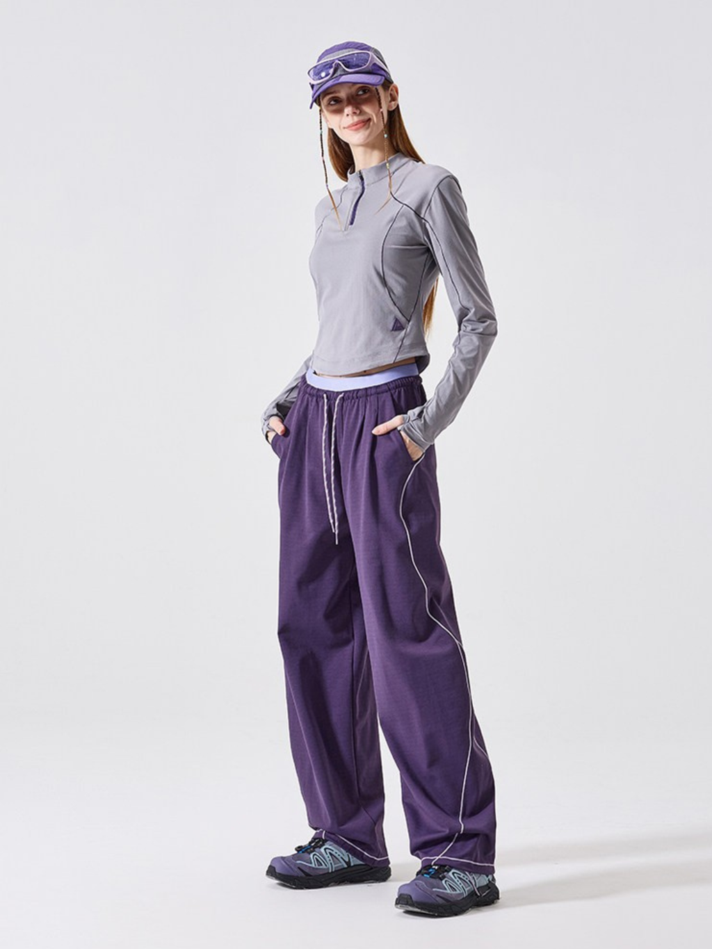 HawkDeck - Lightweight Knit Curved-Leg Paratrooper Pants