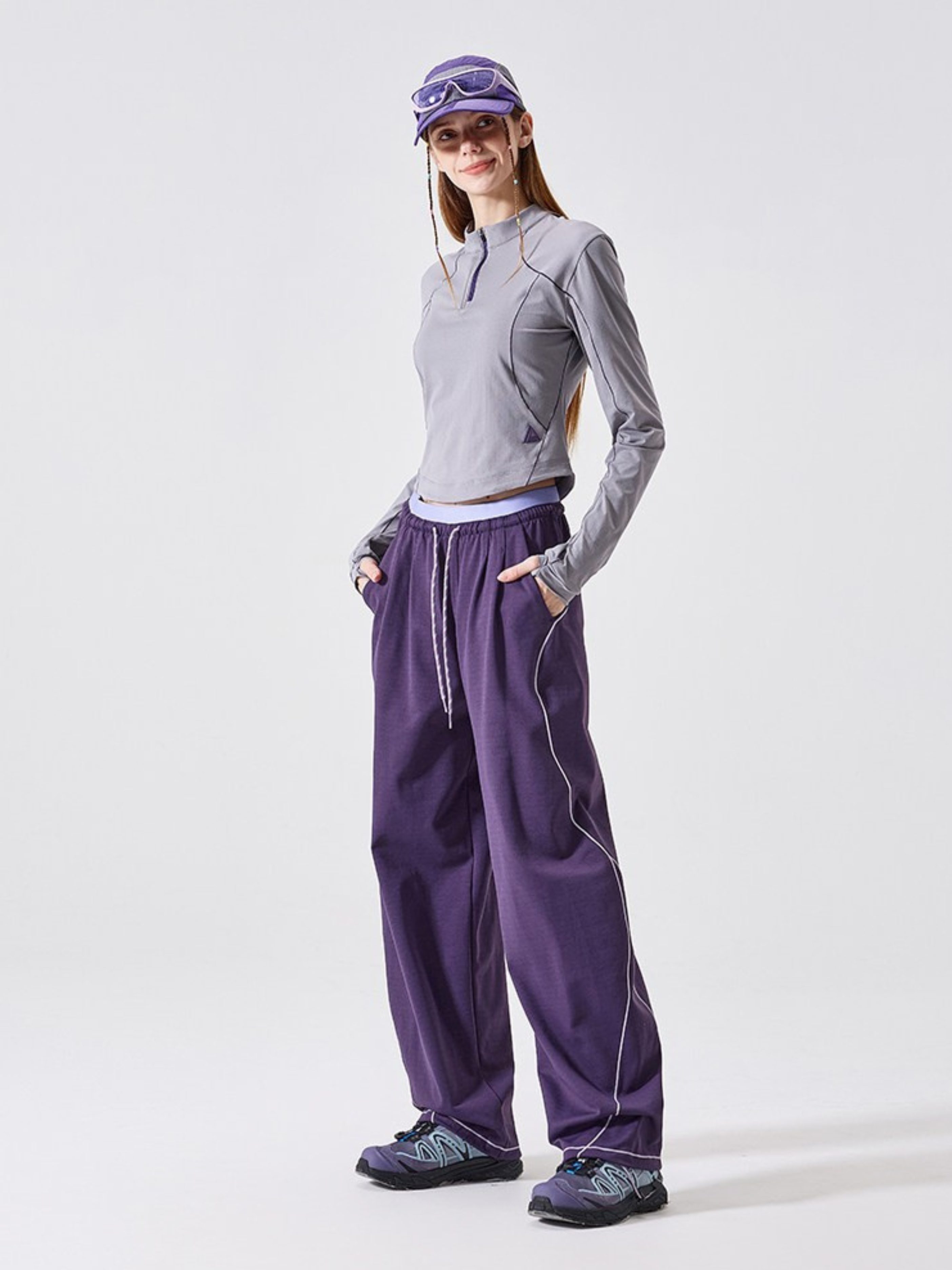HawkDeck - Lightweight Knit Curved-Leg Paratrooper Pants