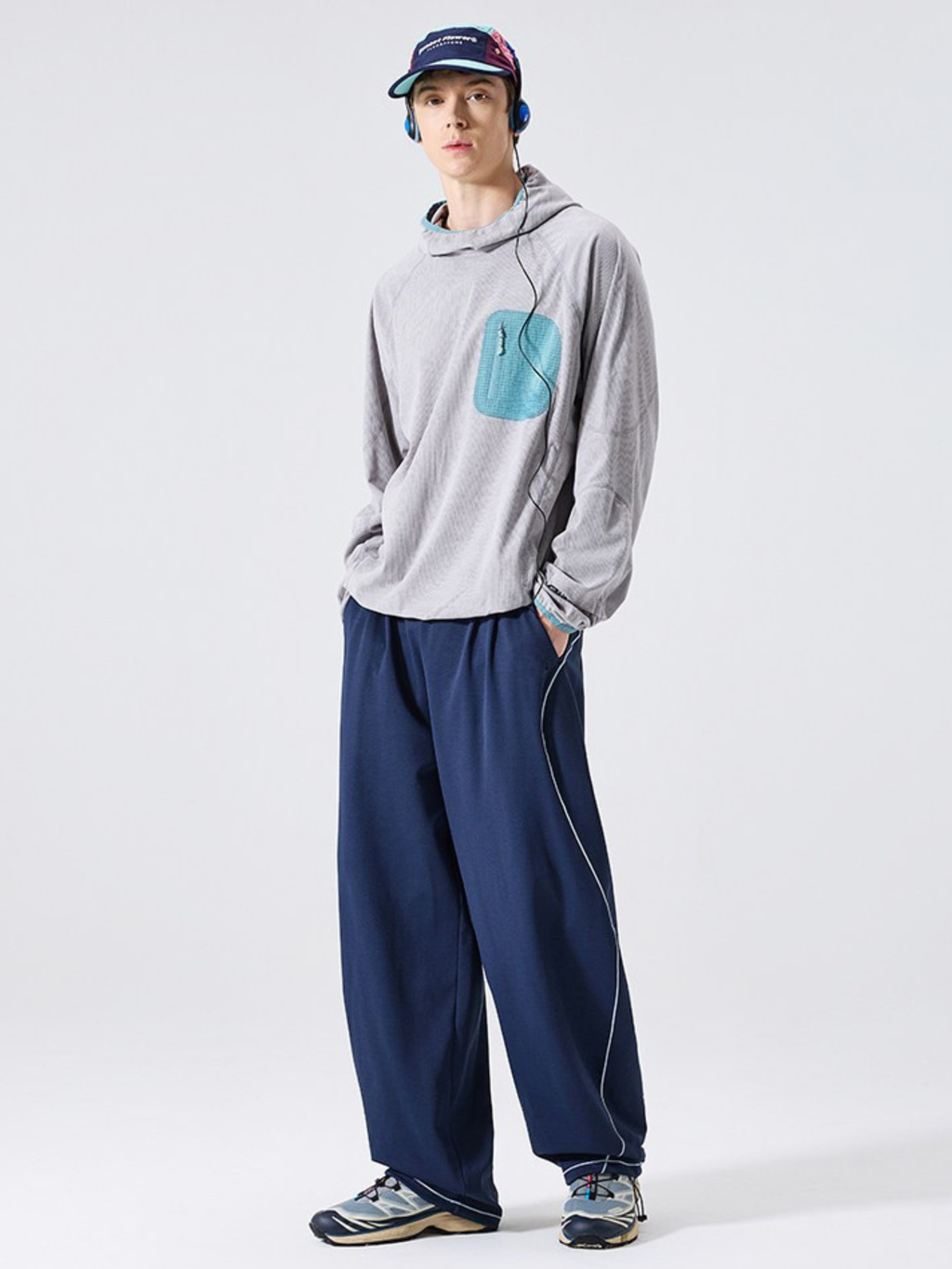 HawkDeck - Lightweight Knit Curved-Leg Paratrooper Pants