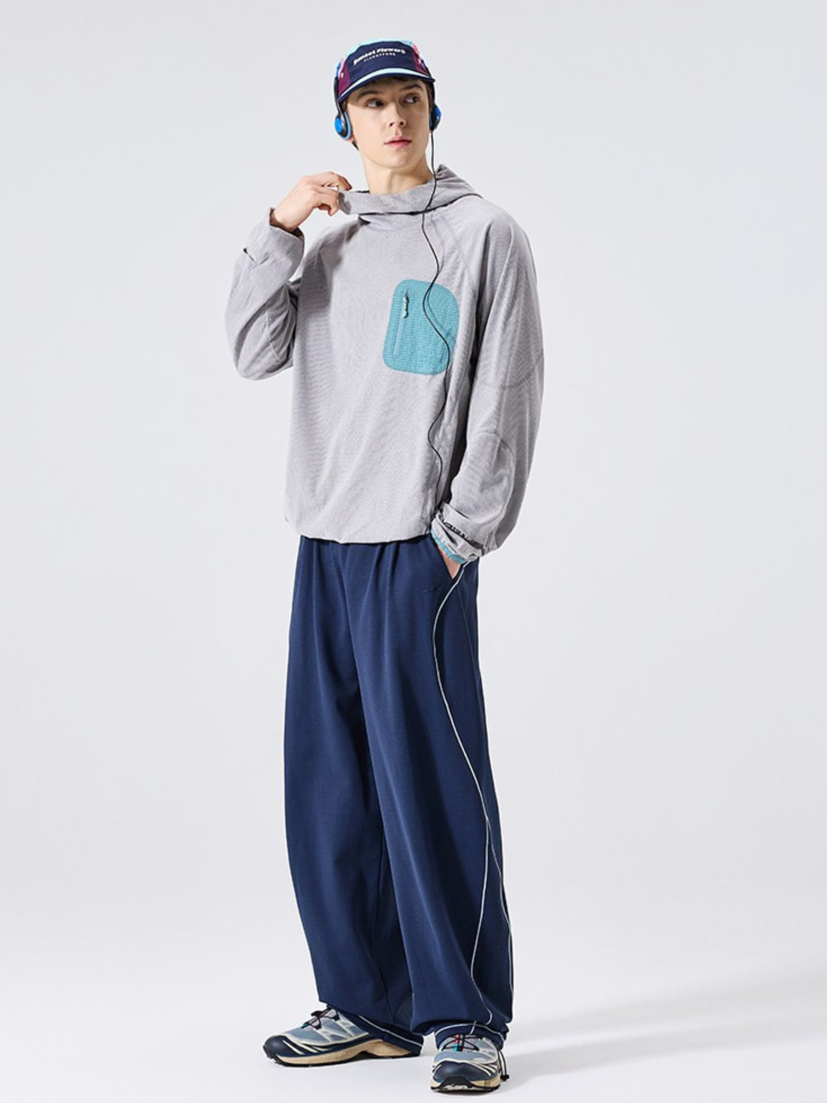 HawkDeck - Lightweight Knit Curved-Leg Paratrooper Pants