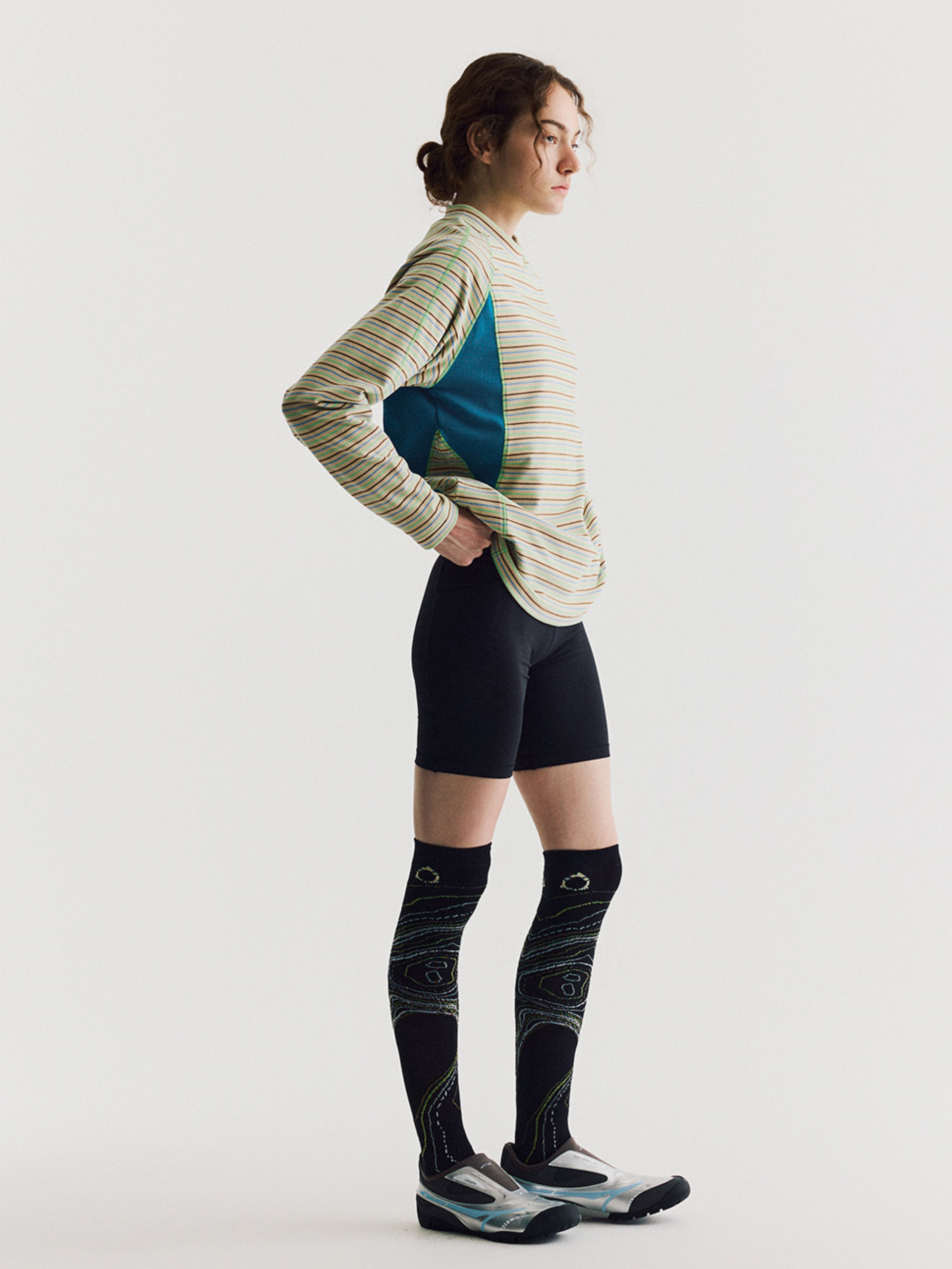 Hallowfall - Unisex Breathable Colorblock Striped Thermal Long Sleeve