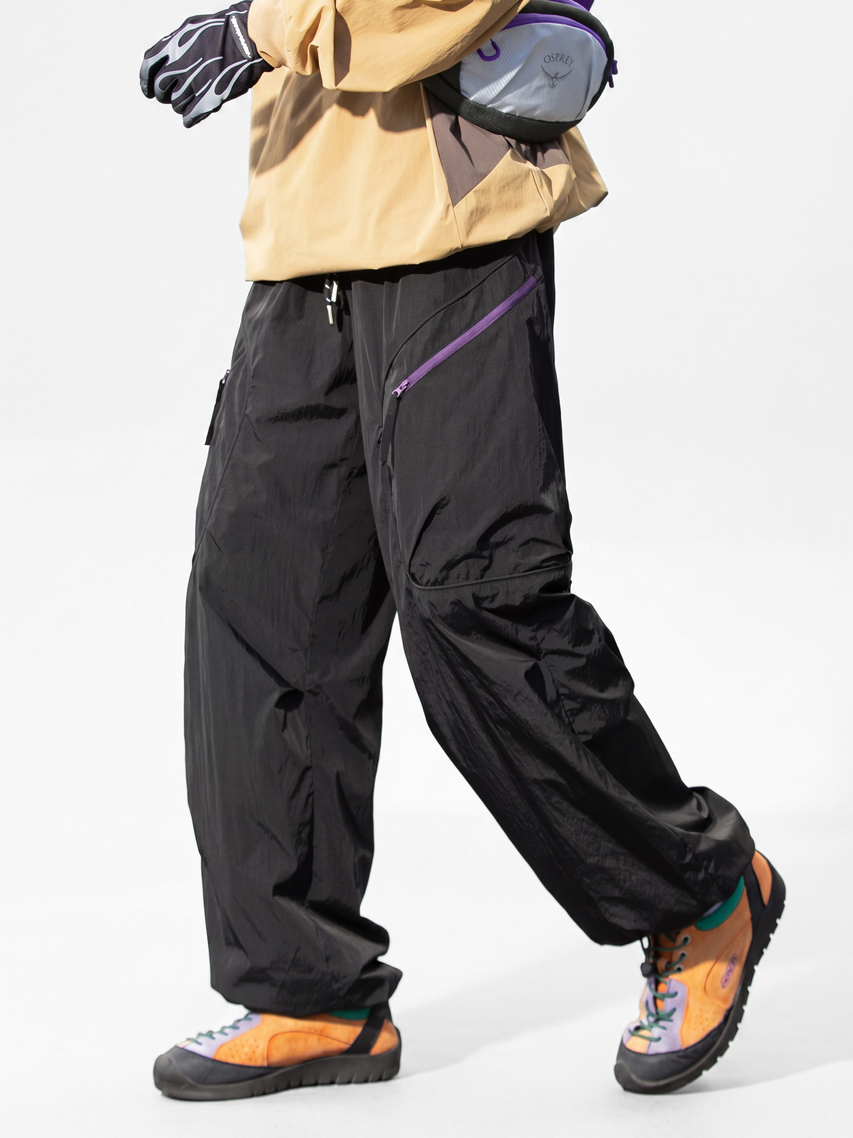 AlpRidge - Men's Water-Repellent Durable Shell Cargo Pants