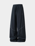 Frostspire - Contrast Cross-Line Adjustable Paratrooper Pants