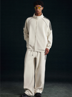 Thunderclaw - Unisex Reflective Stripe Straight-Leg Jogger Pants