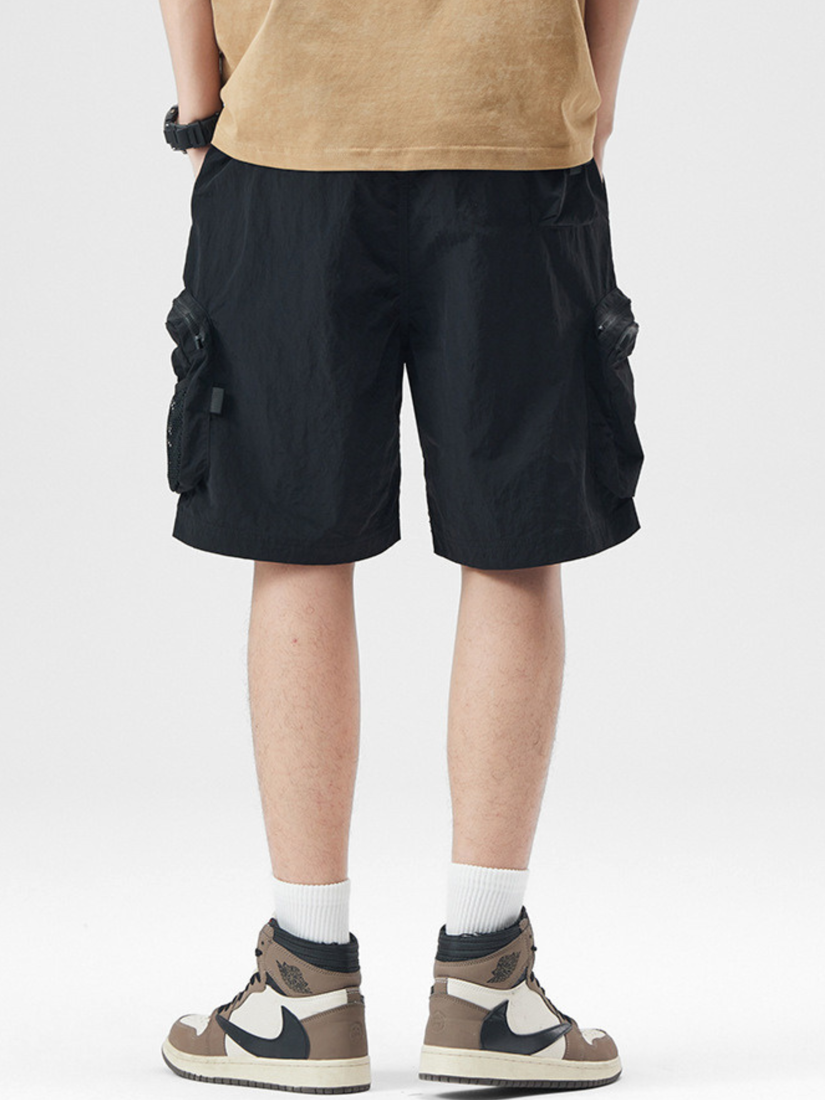 AlpineCrag - Men's Breathable Wrinkle-Resistant Cargo Shorts