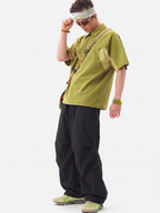 BaseGrill - Men's Quick-Dry Lightweight Parachute Pants