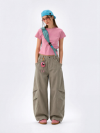 AlpineScope - Durable Cotton Curved Utility Cargo Pants