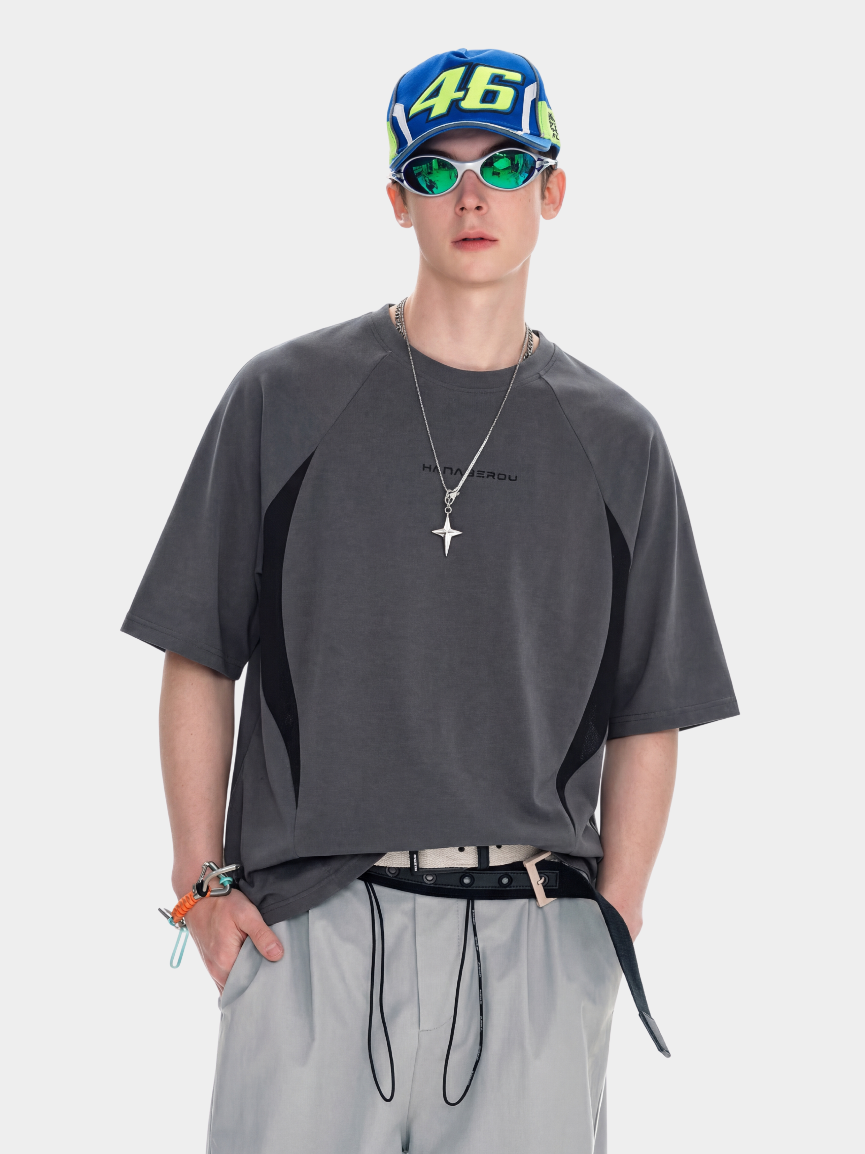 Emberclaw - Men's Cotton Panelled Breathable T-Shirt
