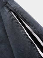 FlareMist - Men's Washed Side-Zip Wide-Leg Pants
