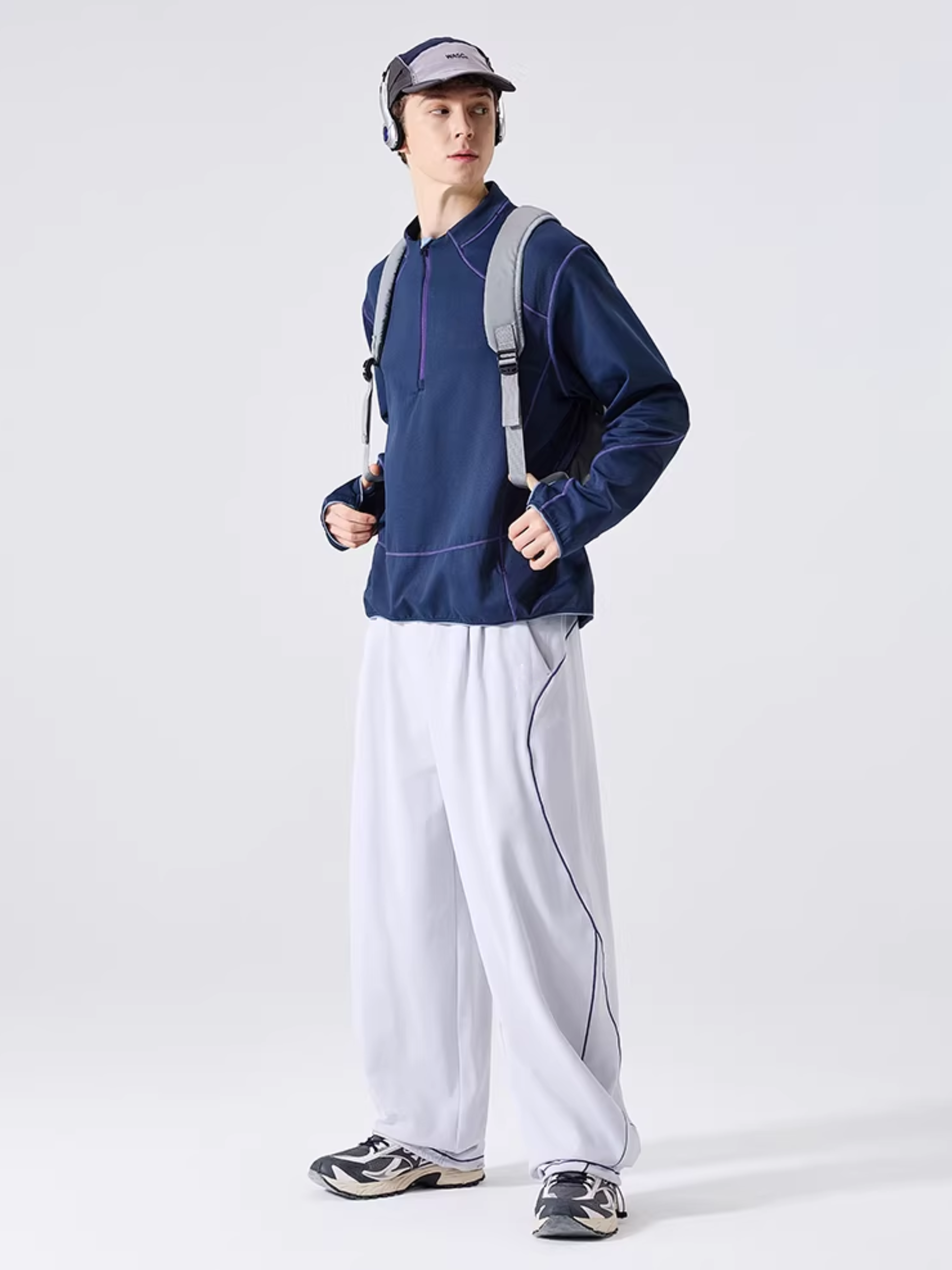 HawkDeck - Lightweight Knit Curved-Leg Paratrooper Pants