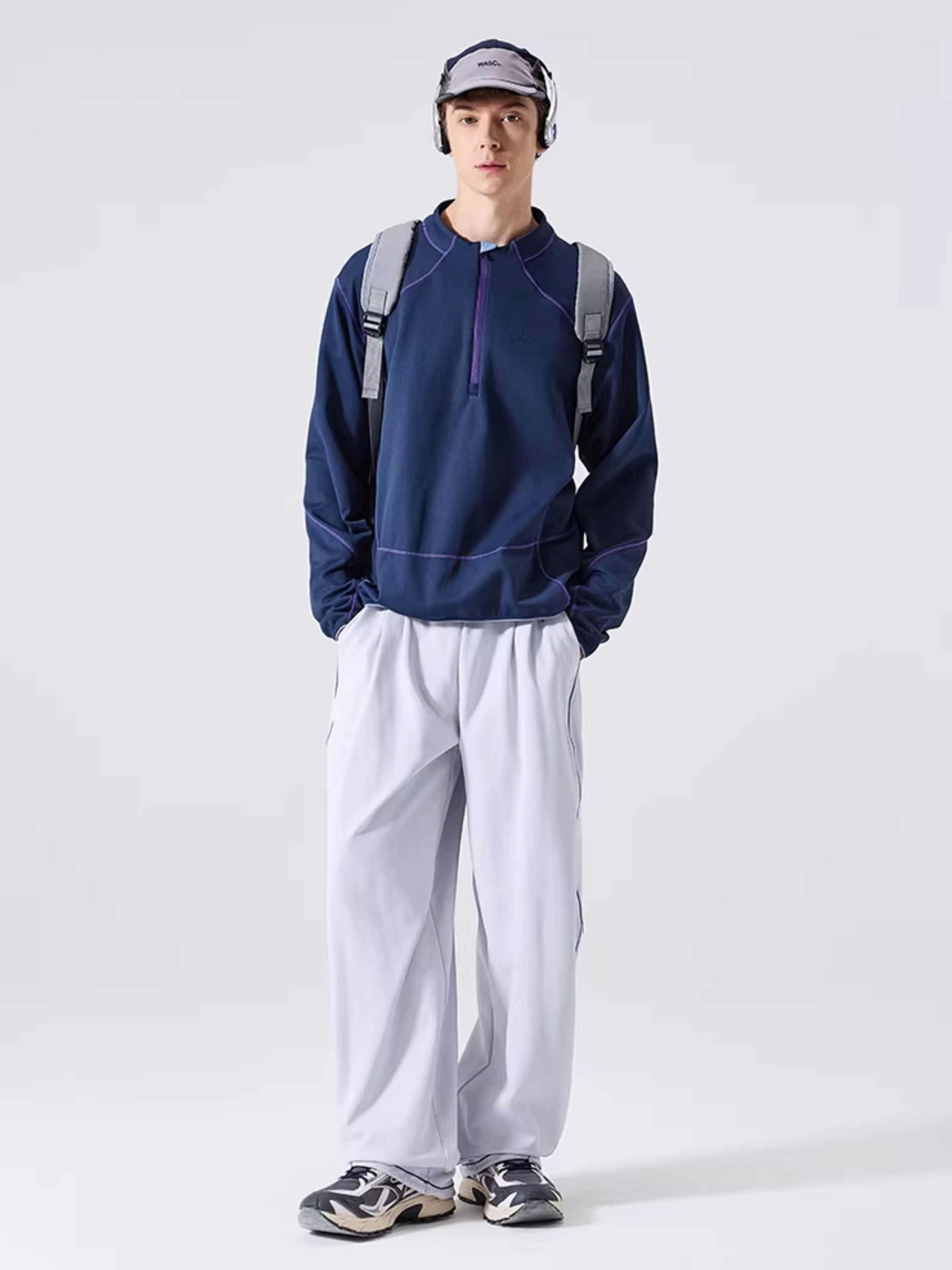 HawkDeck - Lightweight Knit Curved-Leg Paratrooper Pants