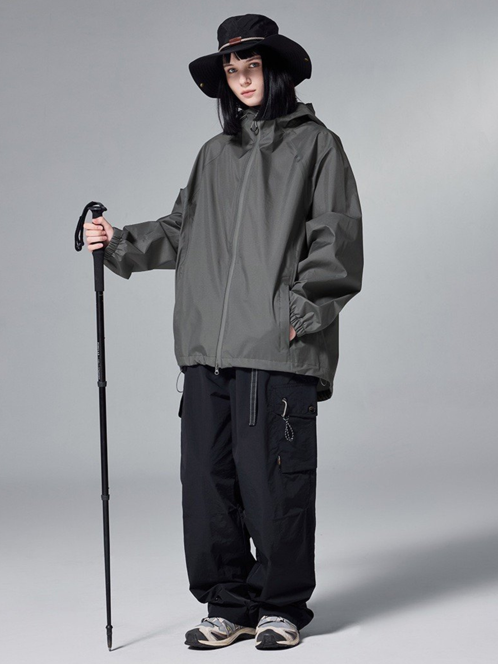 AshMode - Unisex 12K Waterproof Lightweight 3-Layer Hard Shell Jacket