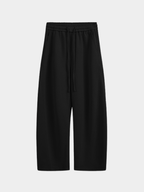 FrostDeck - Curved Seam Straight-Leg Wide Sweatpants