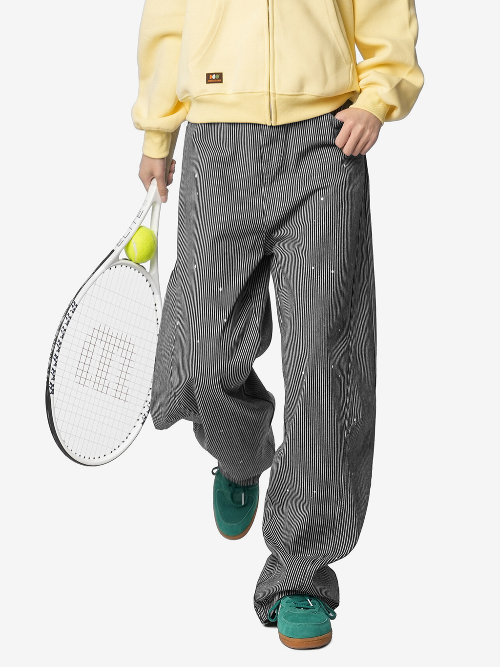 Highclimb - Striped Straight-Leg Pants