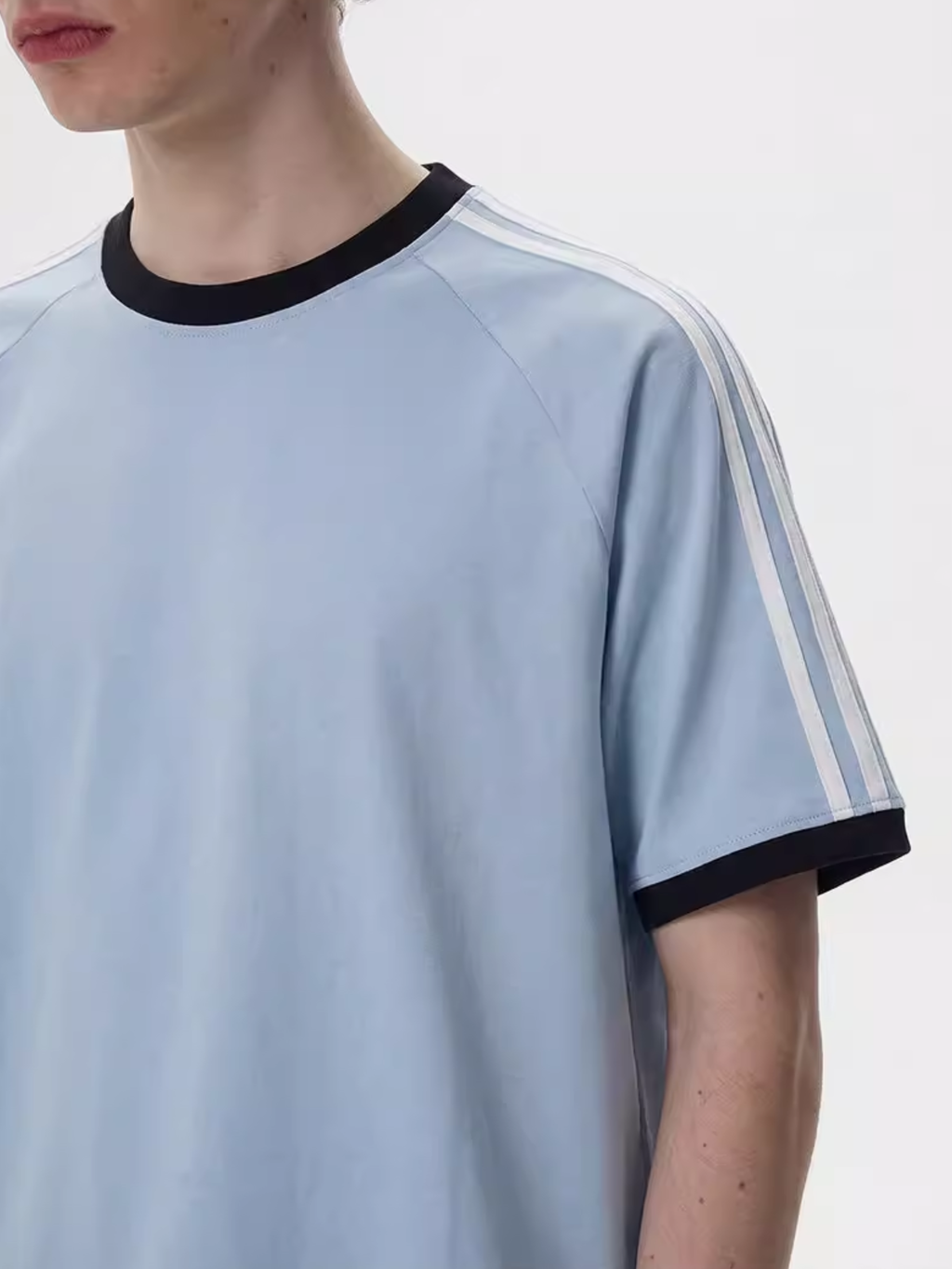 Dusttrail - Colorblock Cooling Striped Quick-Dry T-Shirt